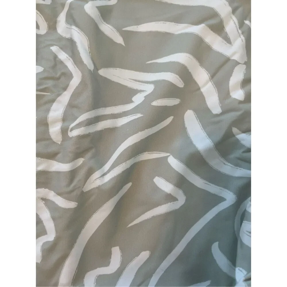 STONE FOX SWIM Fella One Piece Swimsuit - Aloe Lines Print NEW
